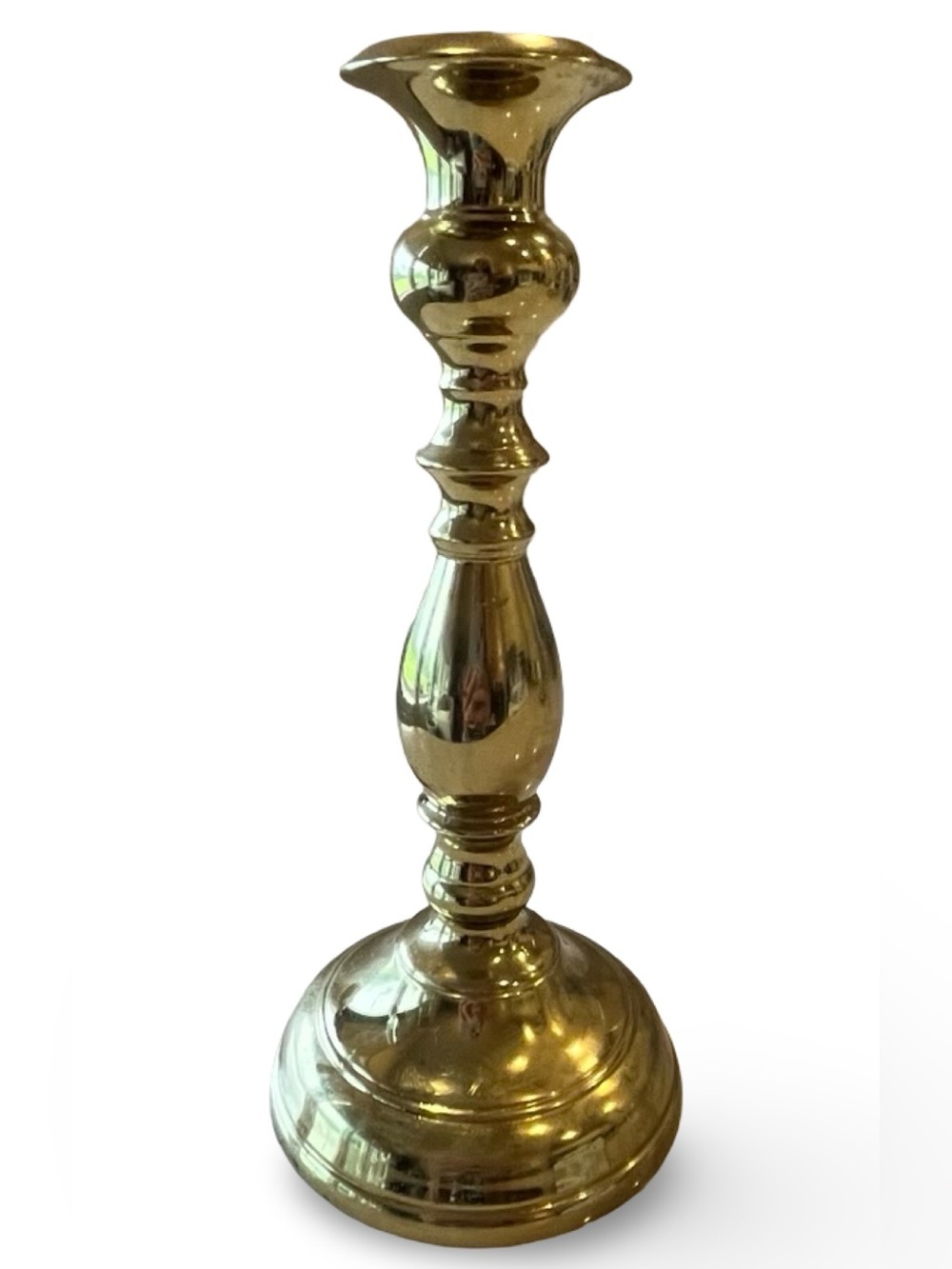 Virginia Metalcrafters Solid Brass Candlestick 7.5”